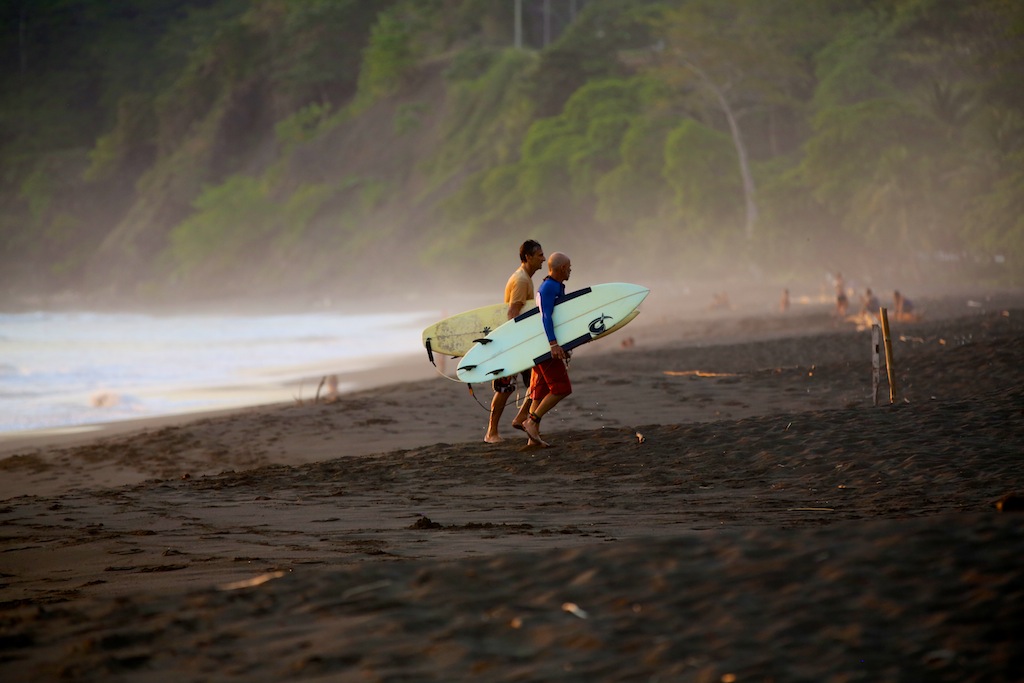 Surfing Hermosa beach